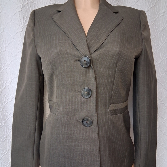 Evan Picone Sophisticated Women's Brown Suit Jacket blazer - Picture 11 of 16